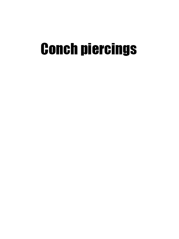 conch piercings gallerij van lmpiercings