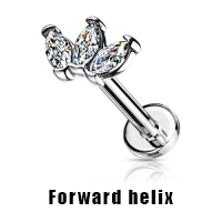 Forward helix Piercing Bestellen