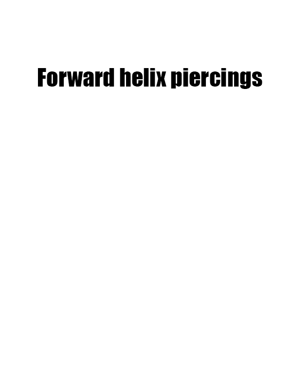 forward helix piercings gallerij van lmpiercings