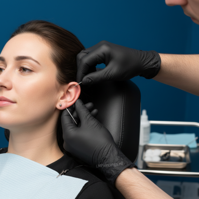 helix piercing laten zetten lmpiercings studio piercestoel