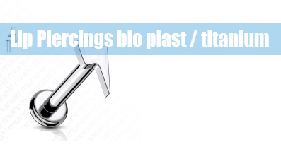 Lippiercings bio plast / titanium