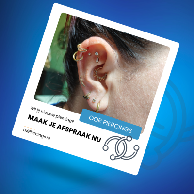 Maak piercing zetten afspraak