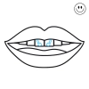 Smiley piercings