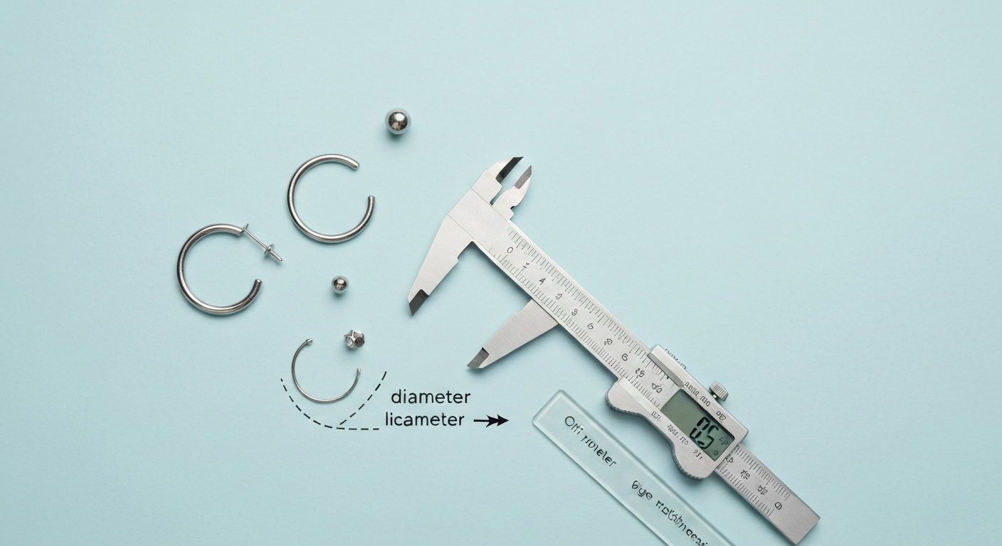 Hoe bepaal je de juiste maat voor je piercing sieraad: een handige meetgids Hoe bepaal je de juiste maat voor je piercing sieraad: een handige meetgids