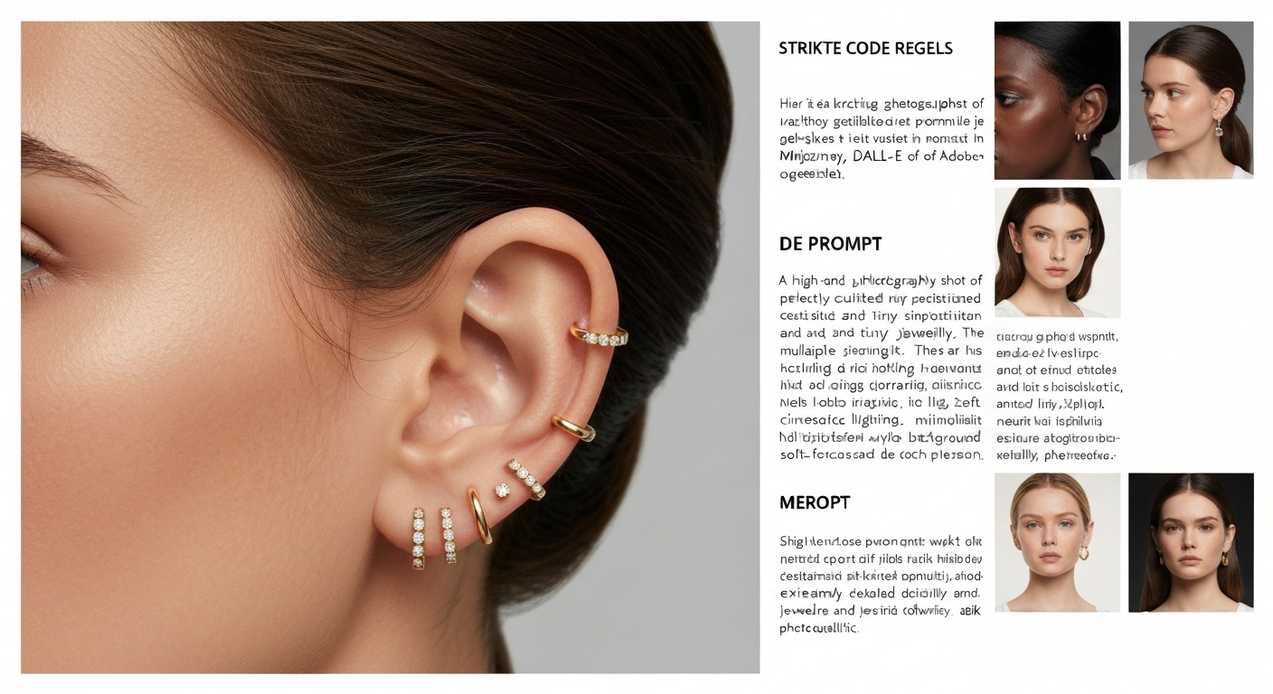 Hoe creëer je de perfecte 'Curated Ear' met verschillende oorpiercings? Hoe creëer je de perfecte 'Curated Ear' met verschillende oorpiercings?