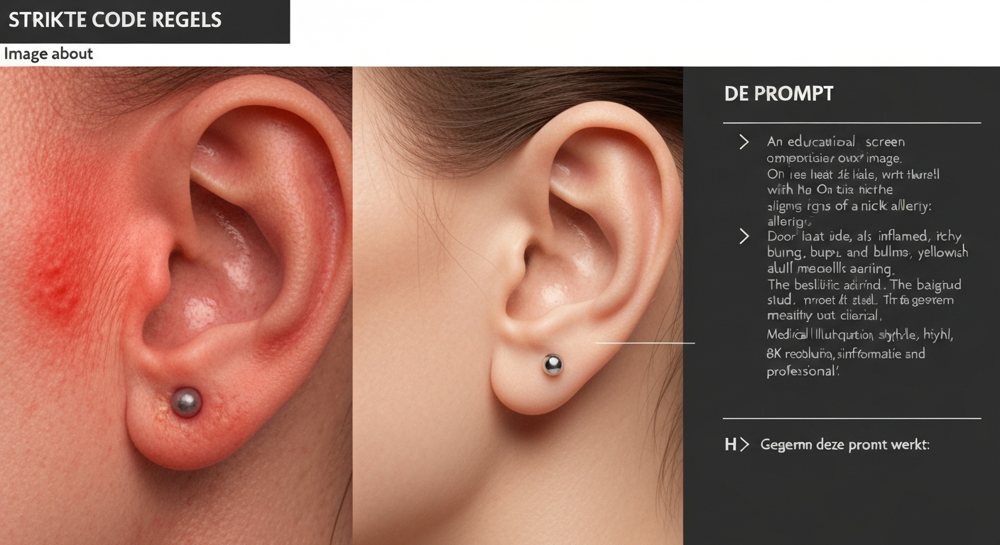 Hoe herken je een nikkelallergie bij je piercings en wat kun je eraan doen?
Hoe herken je een nikkelallergie bij je piercings en wat kun je eraan doen?