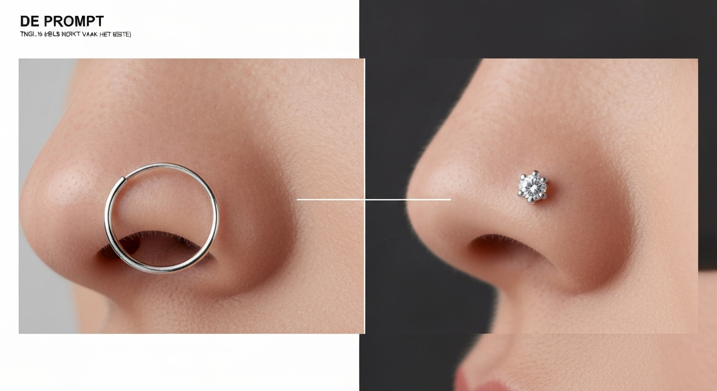Hoe kies je de juiste maat voor je neuspiercing? (Ringetje vs. Knopje)
Hoe kies je de juiste maat voor je neuspiercing? (Ringetje vs. Knopje)