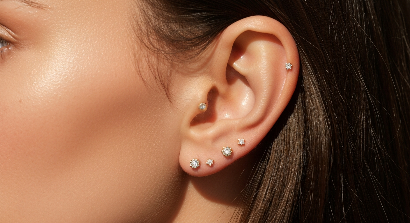 Minimalistische oorpiercings: Subtiele combinaties die er super chic uitzien
Minimalistische oorpiercings: Subtiele combinaties die er super chic uitzien
