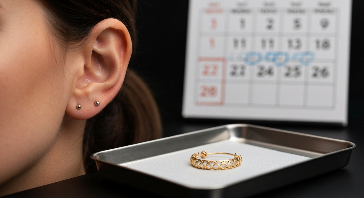 Wanneer mag je een piercing voor het eerst vervangen?
Wanneer mag je een piercing voor het eerst vervangen?