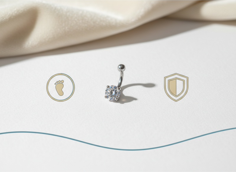 Zwangerschap en mijn navelpiercing Zwangerschap en mijn navelpiercing