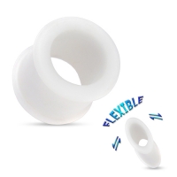 12 mm Double-flared Tunnel soft silicone wit