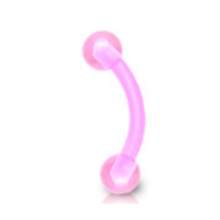 Piercing flexibel roze