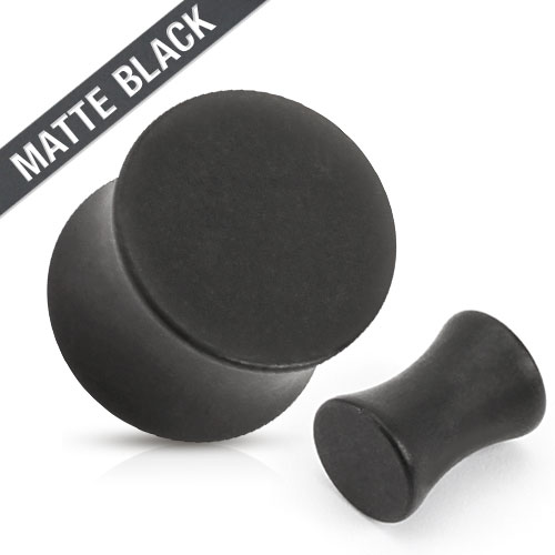 Mat Zwart Stalen Plug-3.0 mm