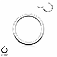 Piercing clicker ring 1.6 mm / 8 mm