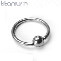 Helix piercing titanium ringetje 12 mm