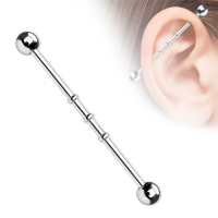 Industrial piercing Notched 32mm