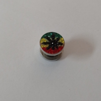 14 mm Screw-fit tunnel weed blad jamicaanse style