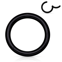 piercing ring high quality 0.8 x 6mm zwart