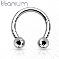 Horseshoe titanium basis 1.2x10mm