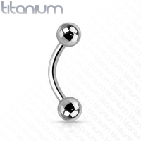 Piercing titanium rond basis 1.2x12