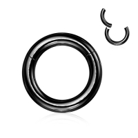 Clicker Ring zwart 3mm