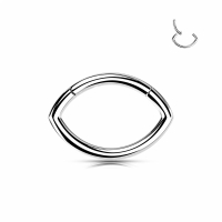 Piercing o-vaal clicker ring