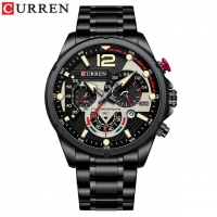 Horloge casual Curren luxe zwart