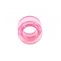 3 mm screw fit tunnel acryl roze