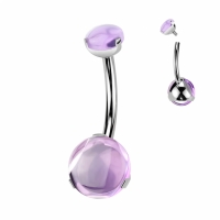 Piercing titanium Amethist