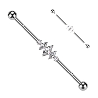 Industrial piercing big marquise