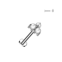 Titanium pearl prong 1.2x6