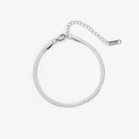 Enkelbandje elagant shiny - zilver