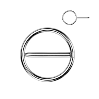 Tepelpiercing swinging clicker 14mm