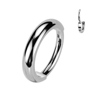 Piercing titanium clicker dome 0.8x6