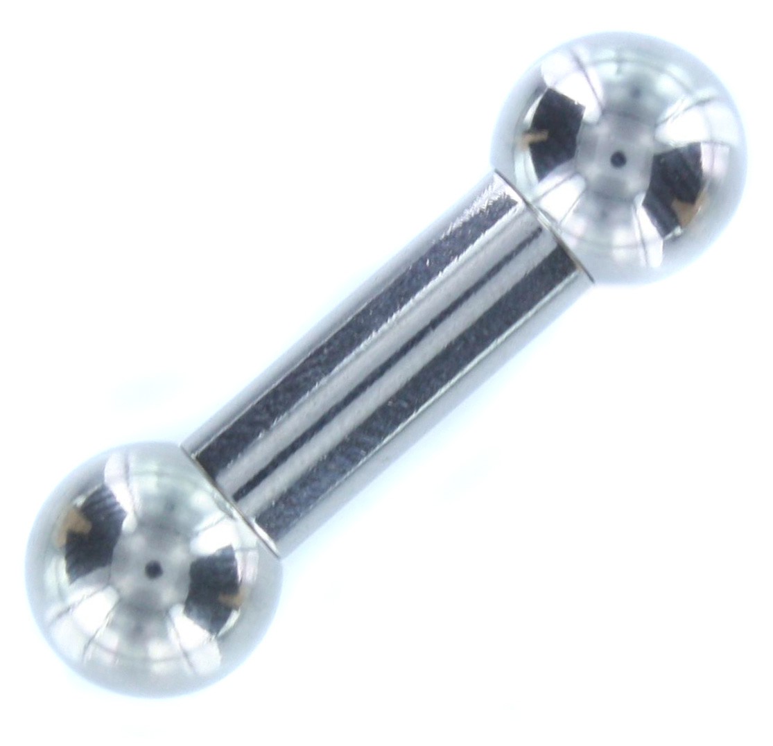 Chirurgisch Stalen Barbell 10 x 12 x 12 mm