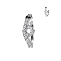 Piercing clicker front snake