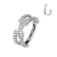 Piercing titanium Chain link