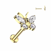 Titanium interne schroefdraad butterfly