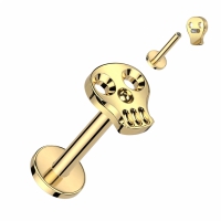 Piercing titanium skull intern schroefdraad