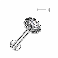 Piercing titanium Beaded Edge