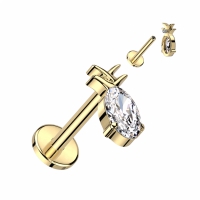 Piercing titanium ananas