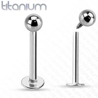 Piercing titanium basis intern schroefdraad
