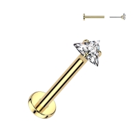 Piercing titanium push in driehoek