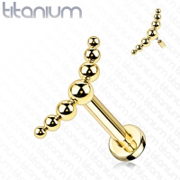 Piercing titanium 7 balls