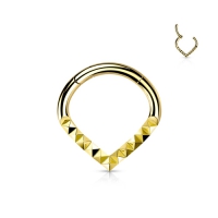 Piercing Pyramid Cuts Chevron v-shape clicker