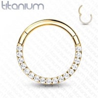 Piercing titanium front CNC
