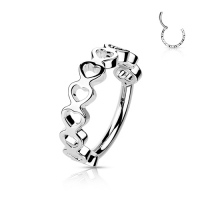Piercing PVD Side Facing Hearts