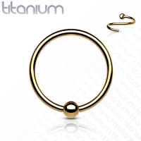 Piercing titanium buigbare ring