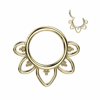 Piercing titanium filigree basis sierlijk