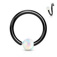 Piercing opal buigbare ring